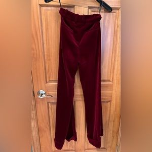 G. Label by Goop Kristina Tux Pants in Dark Oxblood